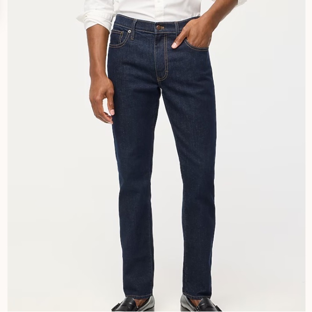 J crew rinse wash Straight-fit jean in signature flex 32 x 32